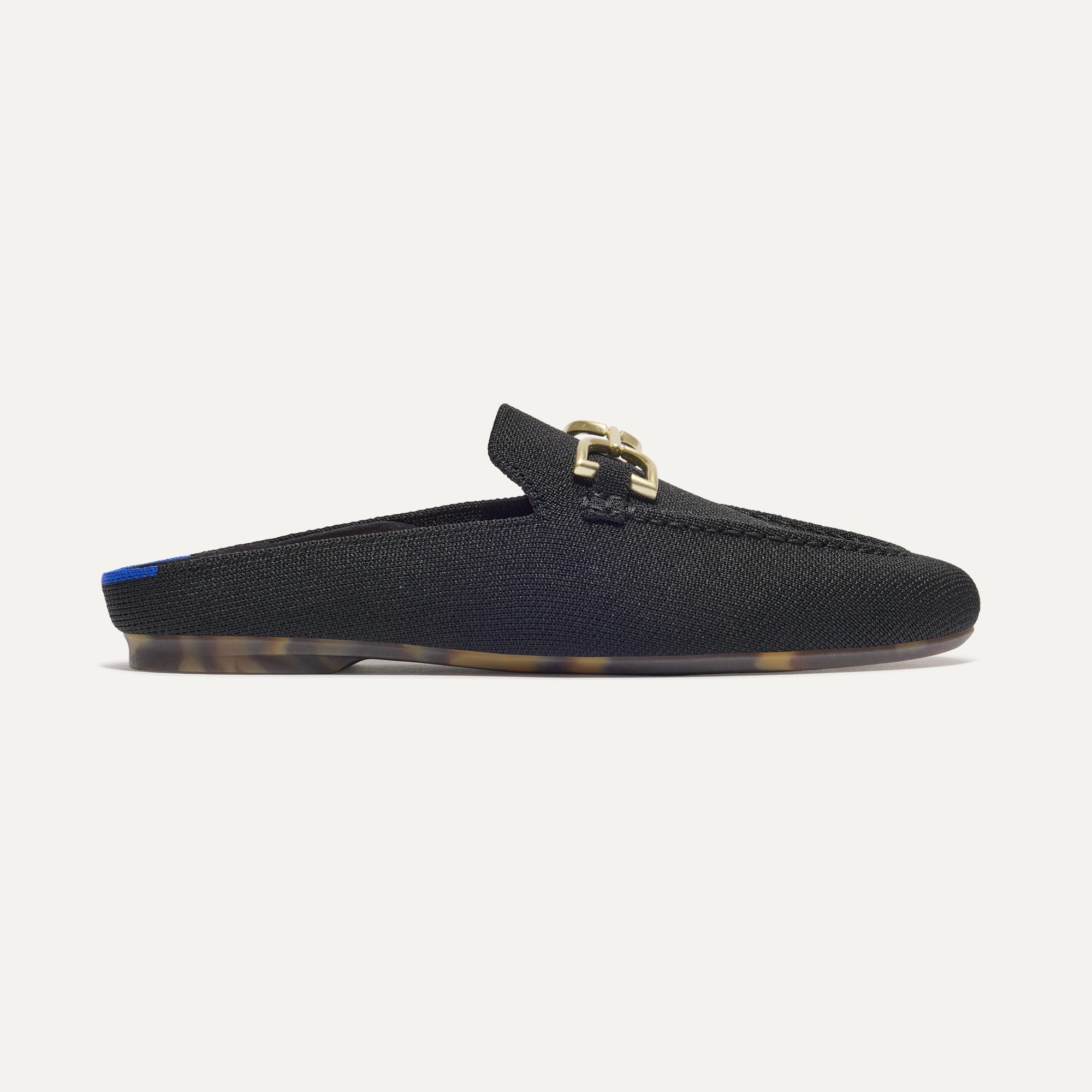 The Double Bit Loafer Mule - Black