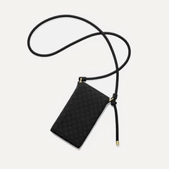The Phone Crossbody - Black Sand